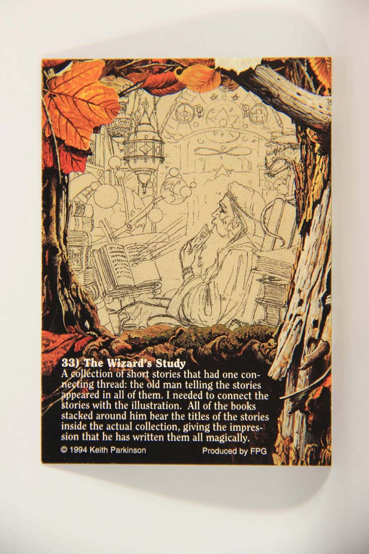 Keith Parkinson 1994 Artwork Trading Card #33 The Wizard's Study L013979