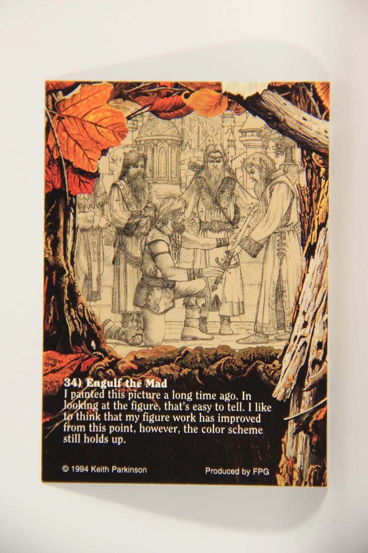 Keith Parkinson 1994 Artwork Trading Card #34 Engulf The Mad L013980