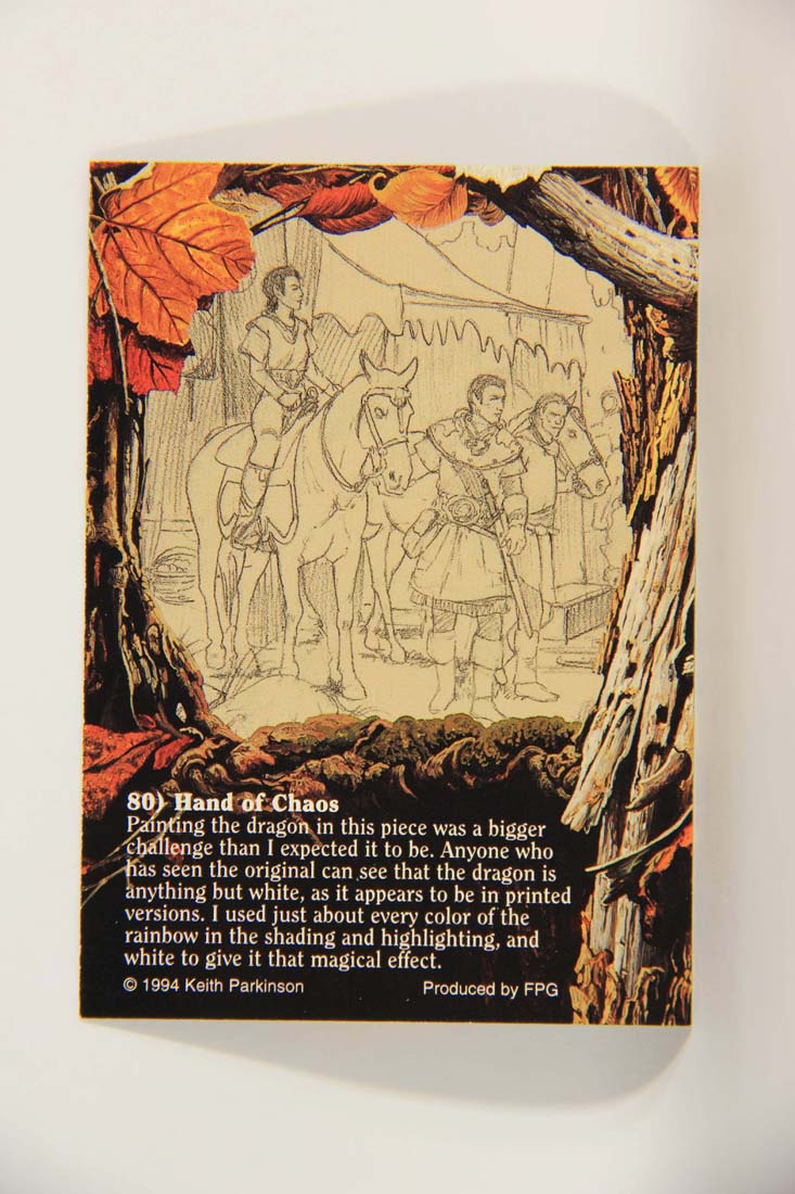 Keith Parkinson 1994 Artwork Trading Card #80 Hand Of Chaos L014026