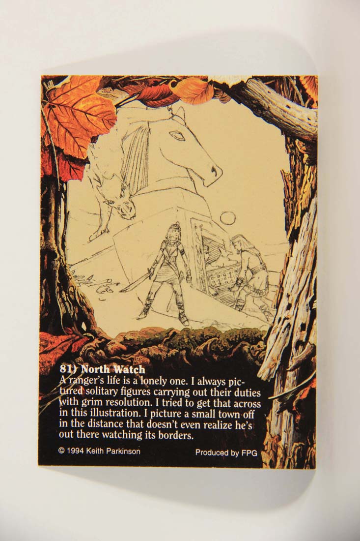 Keith Parkinson 1994 Artwork Trading Card #81 North Watch L014027