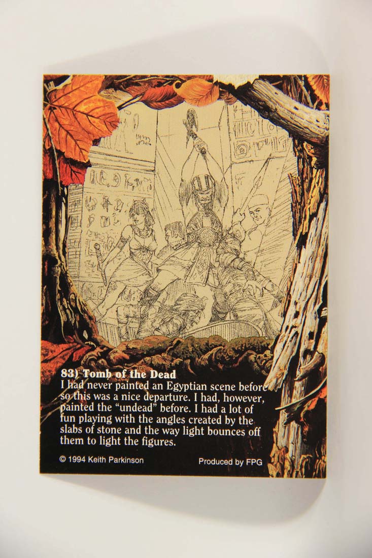 Keith Parkinson 1994 Artwork Trading Card #83 Tomb Of The Dead L014029
