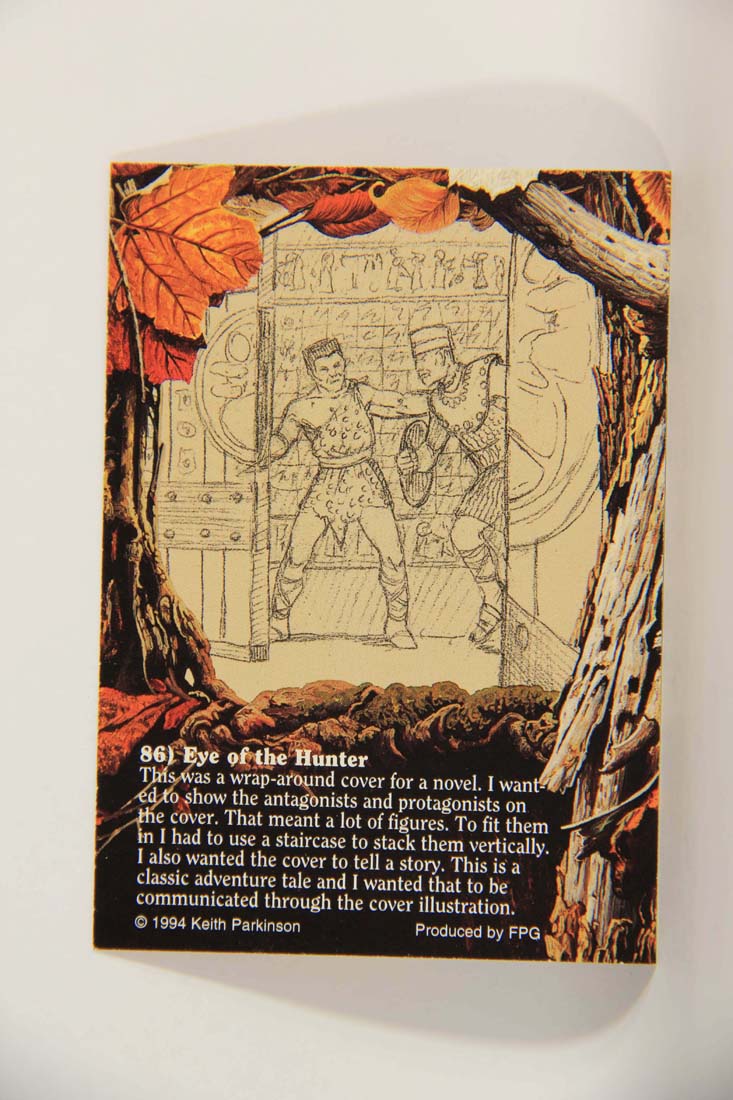 Keith Parkinson 1994 Artwork Trading Card #86 Eye Of The Hunter L014032