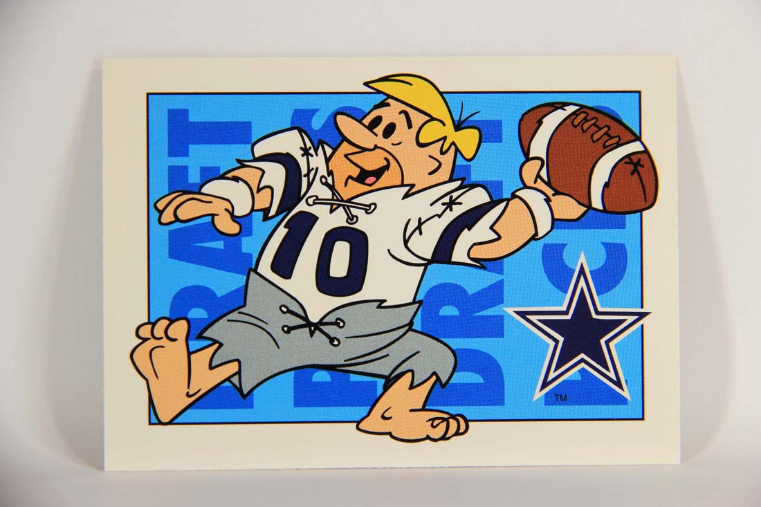 The Flintstones NFL 1993 Trading Card #6 Dallas Cowboys ENG L014201