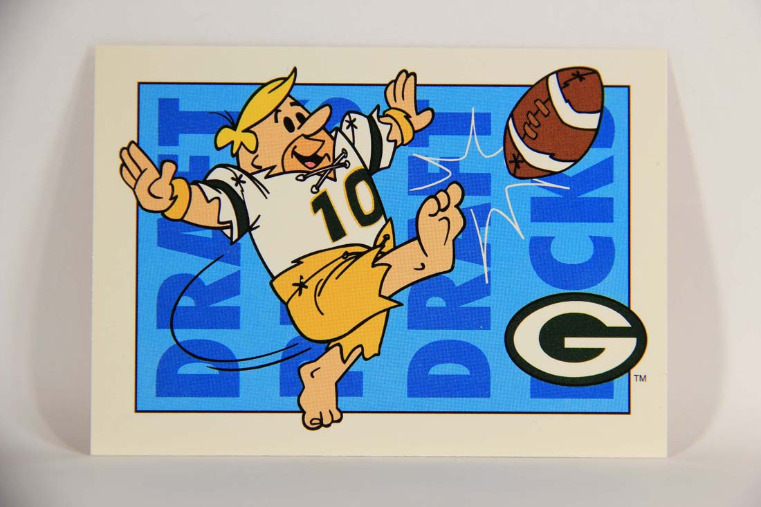 The Flintstones NFL 1993 Trading Card #9 Green Bay Packers ENG L014204