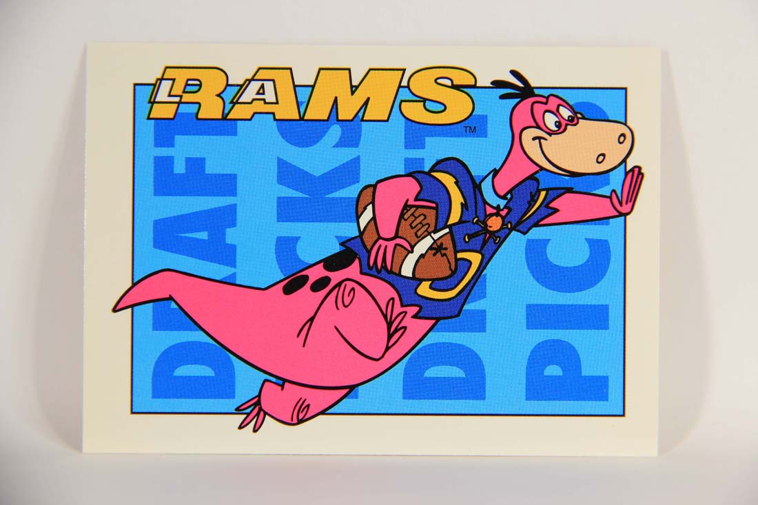 The Flintstones NFL 1993 Trading Card #14 LA Rams ENG L014208