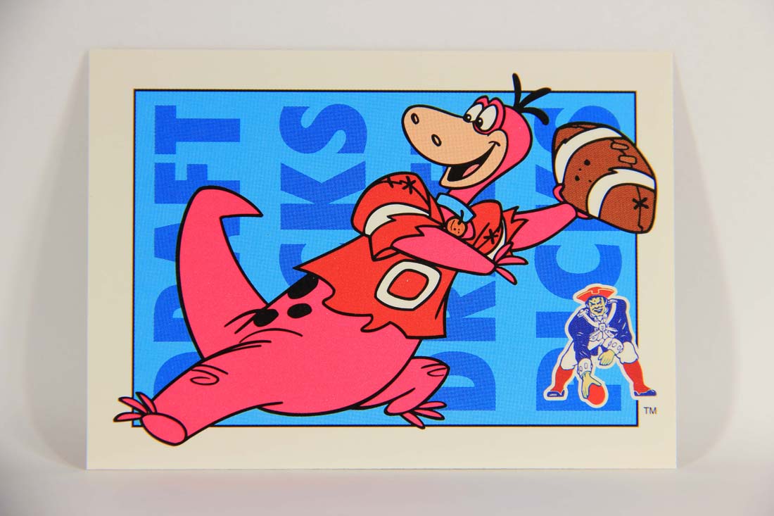 The Flintstones NFL 1993 Trading Card #17 New England Patriots ENG L014212
