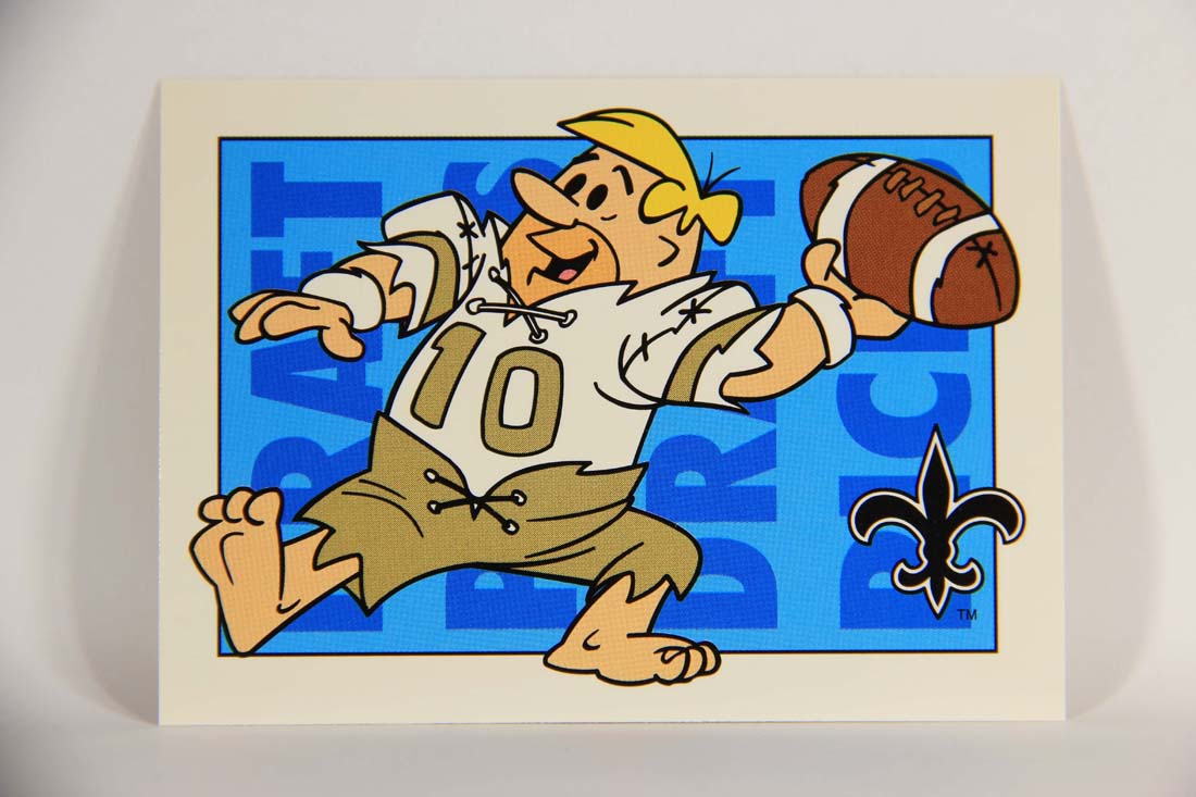The Flintstones NFL 1993 Trading Card #18 New Orleans Saints ENG L014213