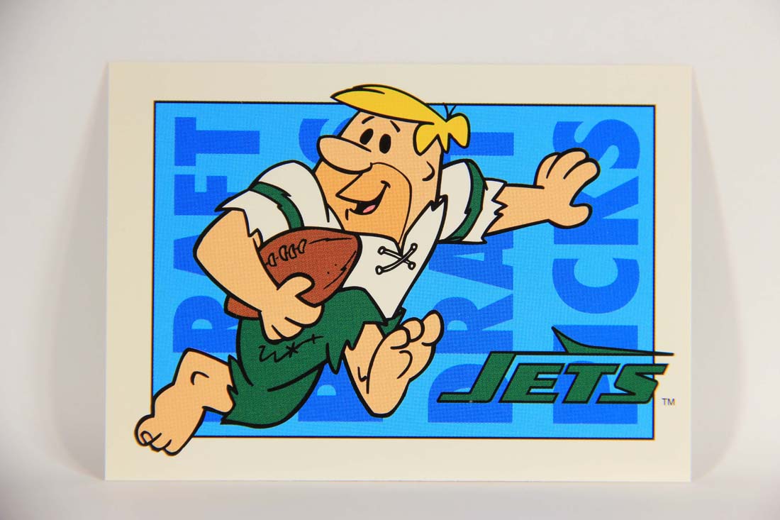 The Flintstones NFL 1993 Trading Card #20 NY Jets ENG L014215