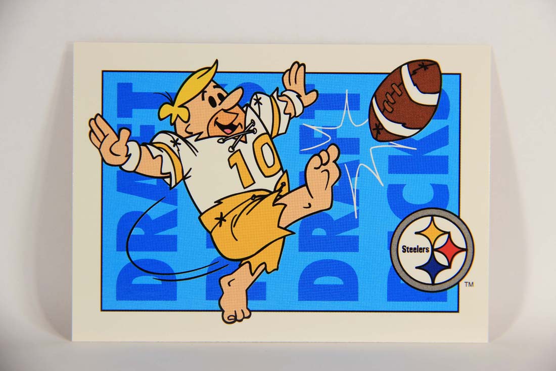 The Flintstones NFL 1993 Trading Card #23 Pittsburgh Steelers ENG L014218