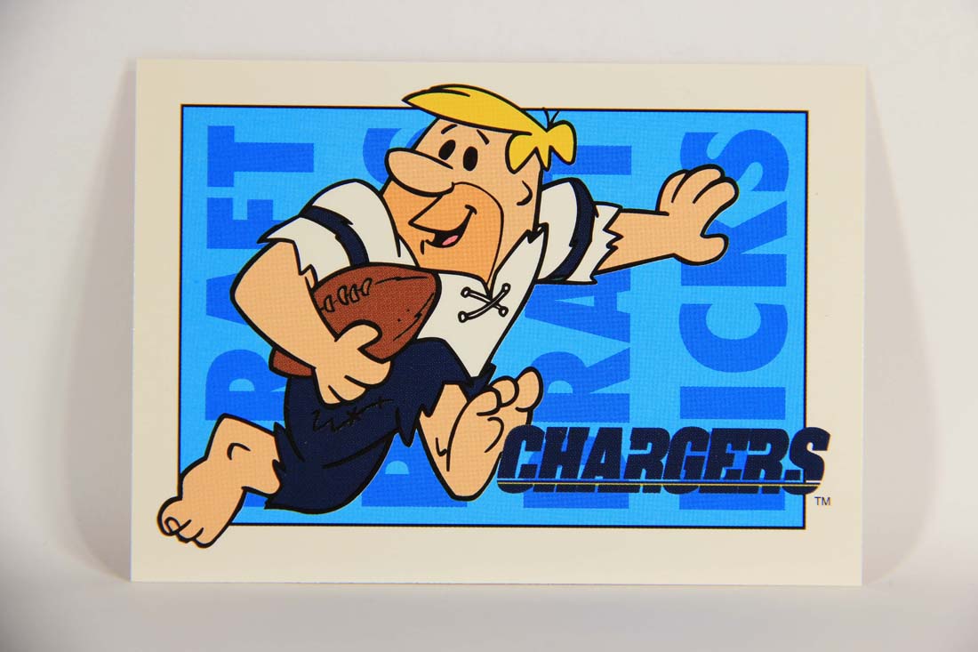The Flintstones NFL 1993 Trading Card #24 San Diego Chargers ENG L014219