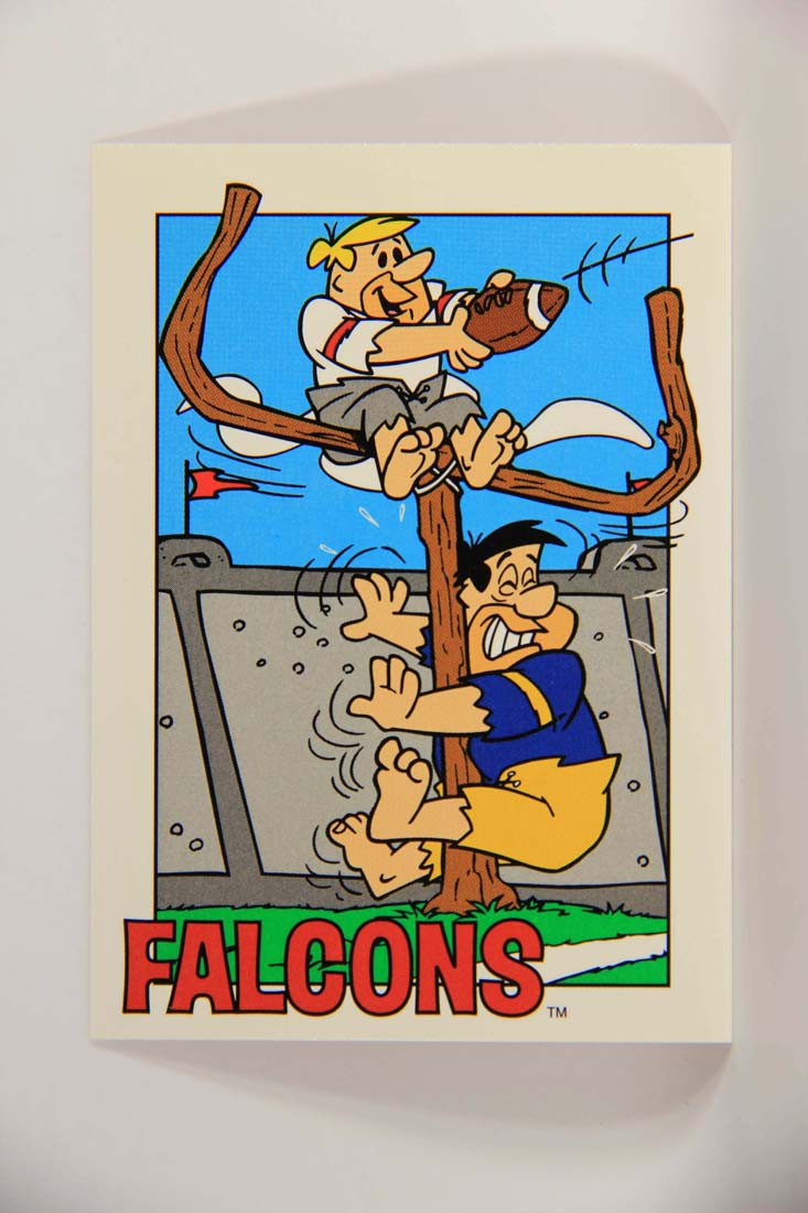 The Flintstones NFL 1993 Trading Card #29 Atlanta Falcons ENG L014224