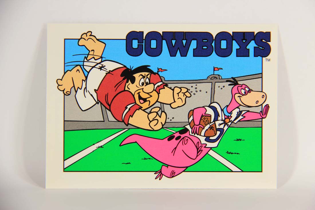 The Flintstones NFL 1993 Trading Card #34 Dallas Cowboys ENG L014229