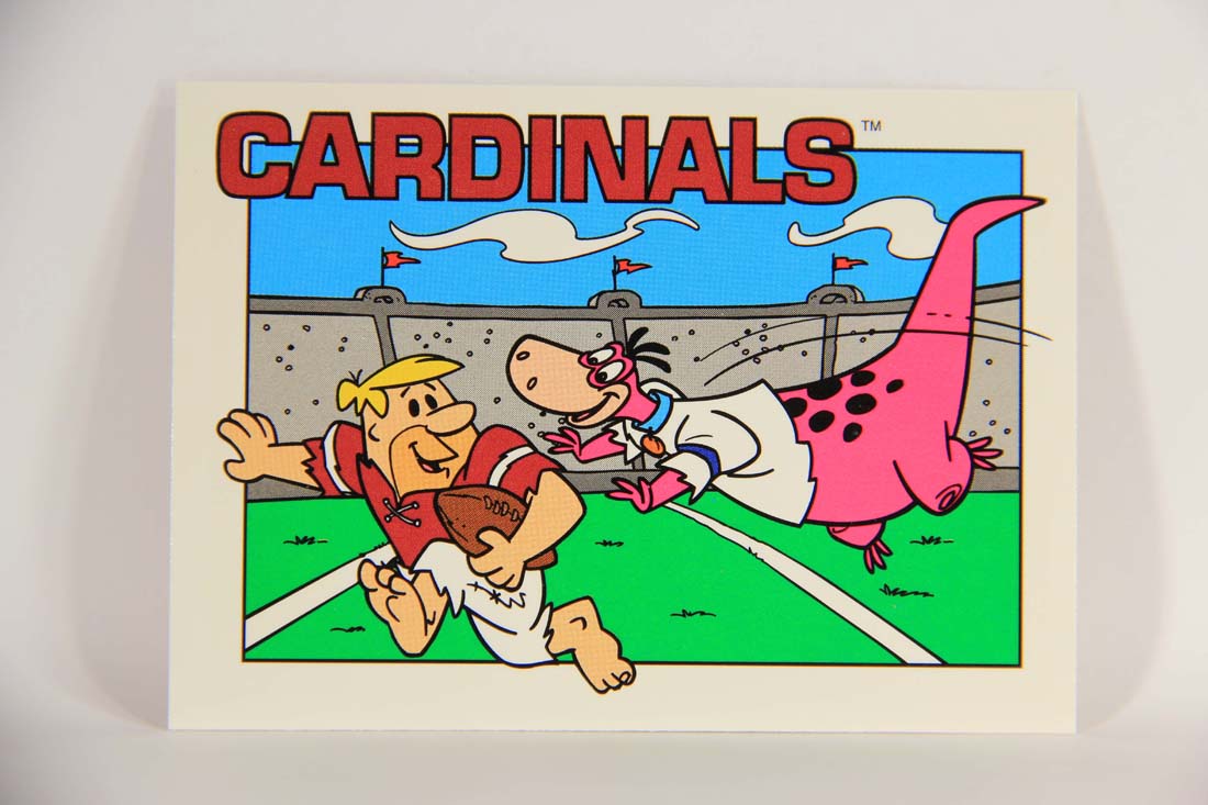The Flintstones NFL 1993 Trading Card #50 Phoenix Cardinals ENG L014245