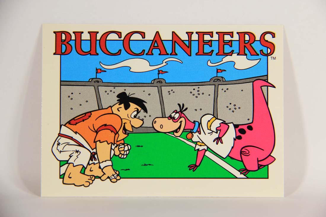 The Flintstones NFL 1993 Trading Card #55 Tampa Bay Buccaneers ENG L014250