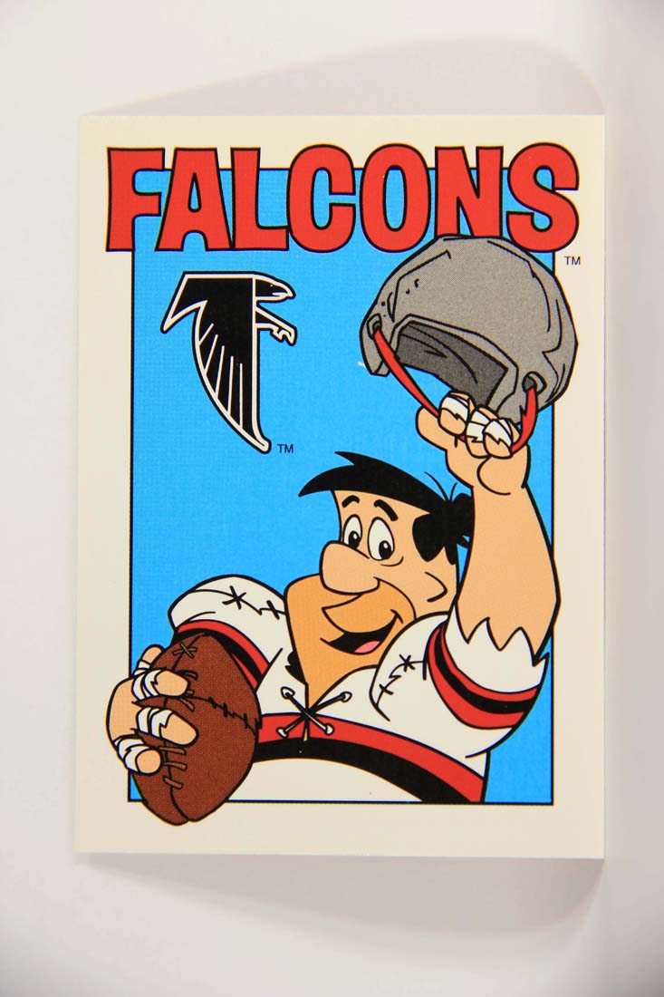 The Flintstones NFL 1993 Trading Card #57 Atlanta Falcons ENG L014252