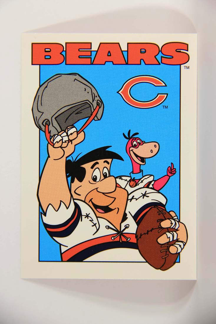The Flintstones NFL 1993 Trading Card #59 Chicago Bears ENG L014254
