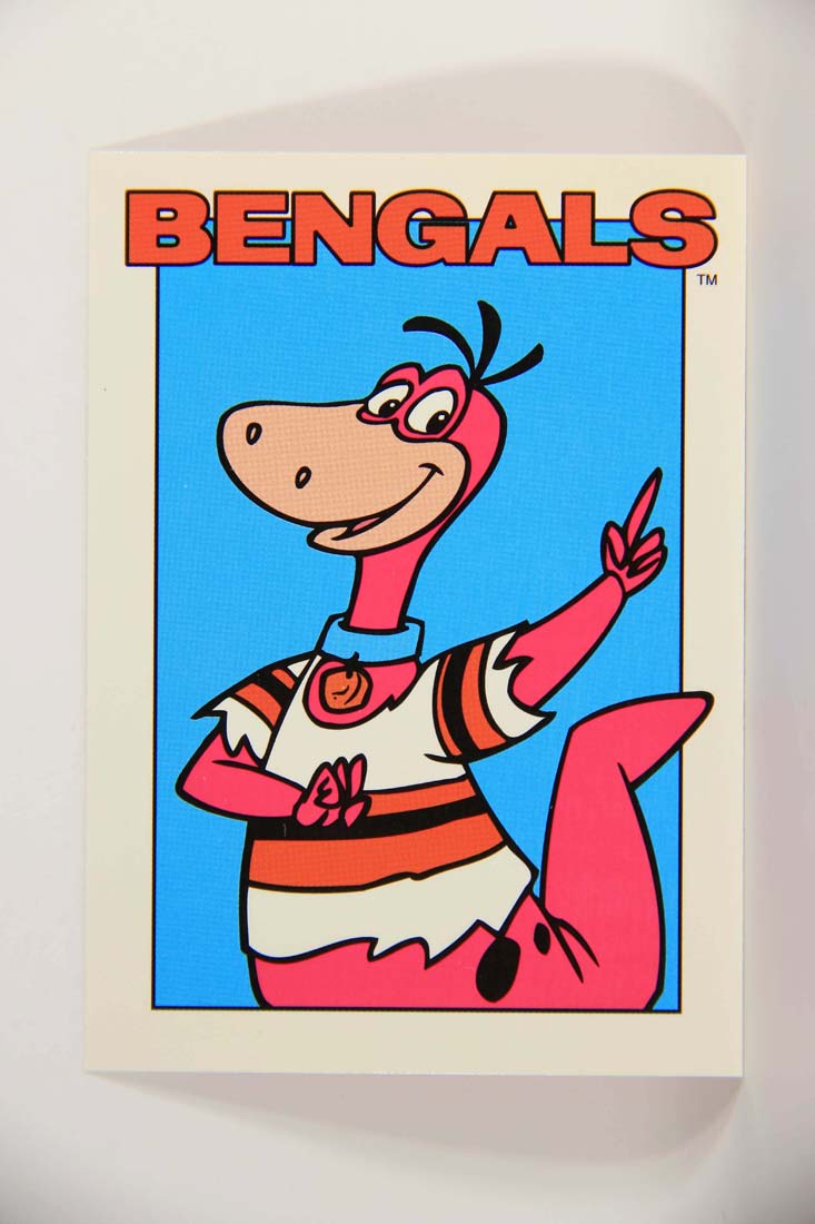 The Flintstones NFL 1993 Trading Card #60 Cincinnati Bengals ENG L014255