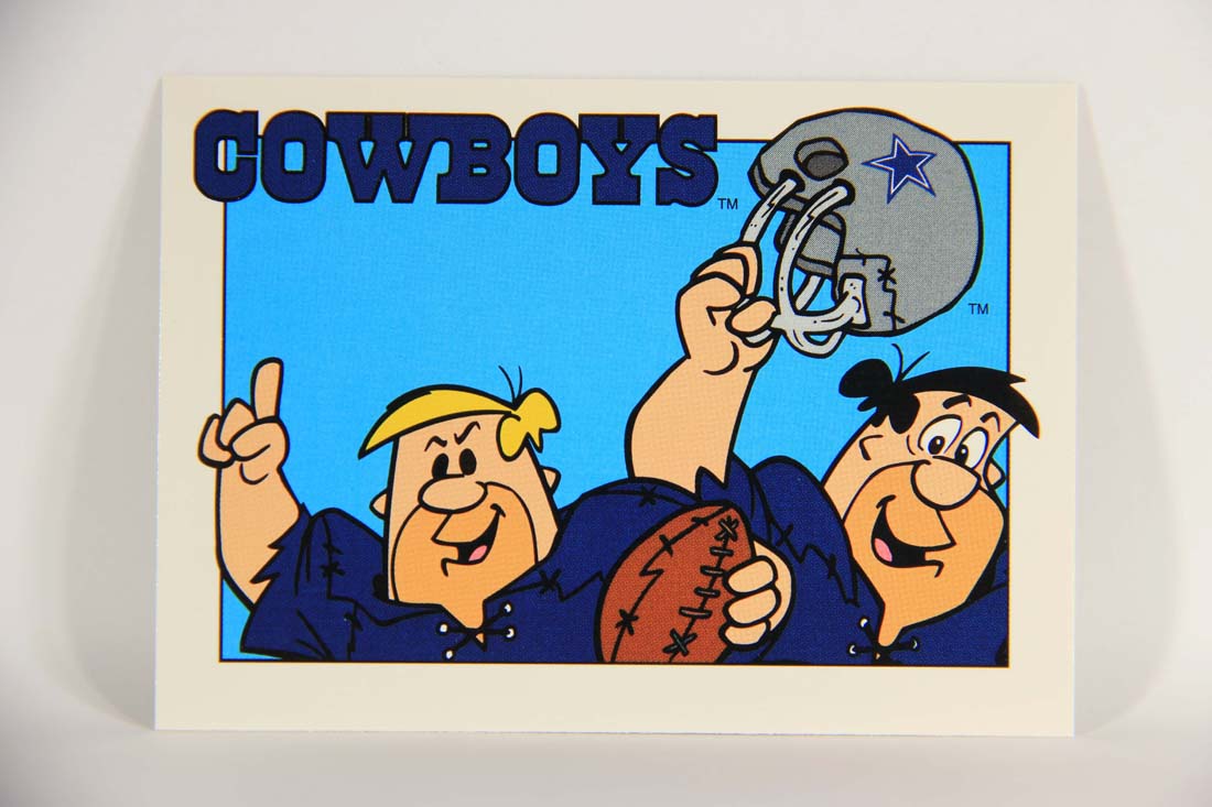The Flintstones NFL 1993 Trading Card #62 Dallas Cowboys ENG L014257