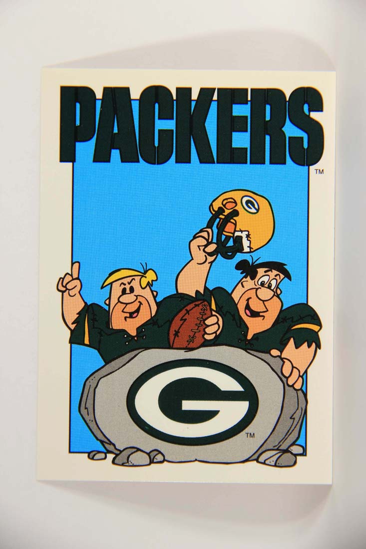 The Flintstones NFL 1993 Trading Card #65 Green Bay Packers ENG L014260