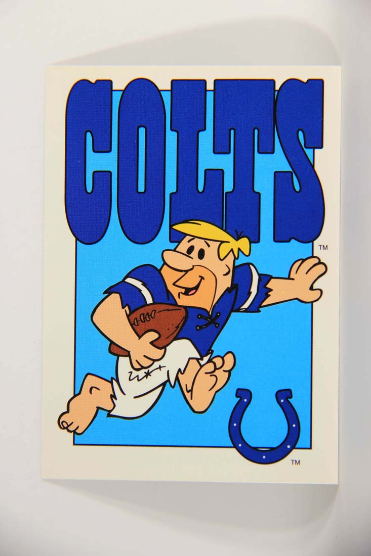The Flintstones NFL 1993 Trading Card #67 Indianapolis Colts ENG L014262