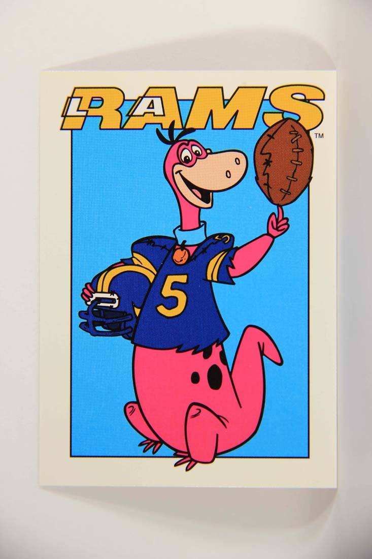 The Flintstones NFL 1993 Trading Card #70 LA Rams ENG L014265