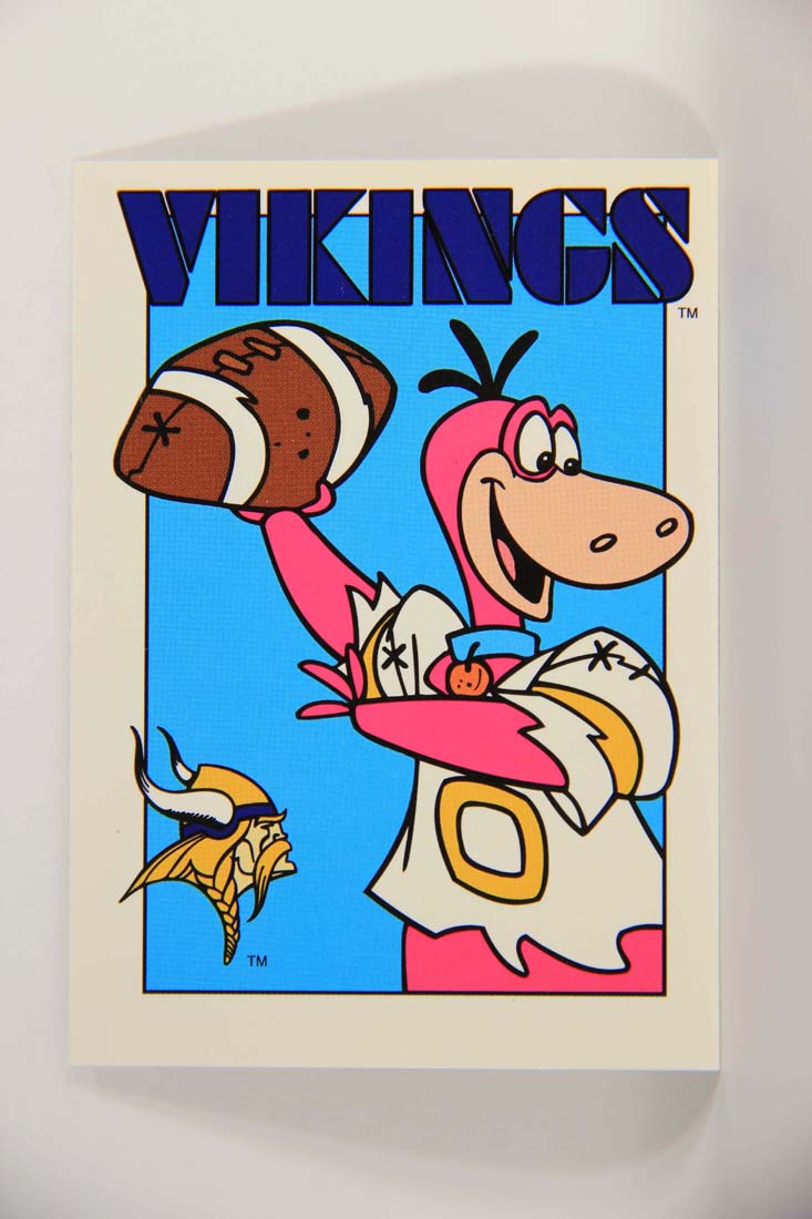 The Flintstones NFL 1993 Trading Card #72 Minnesota Vikings ENG L014267