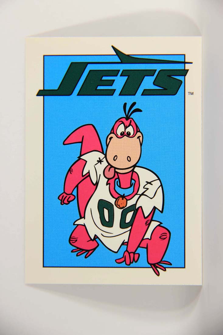 The Flintstones NFL 1993 Trading Card #76 NY Jets ENG L014271