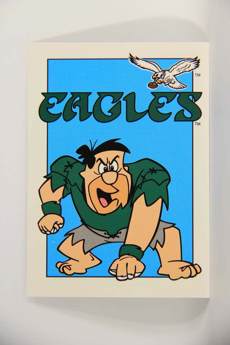 The Flintstones NFL 1993 Trading Card #77 Philadelphia Eagles ENG L014272
