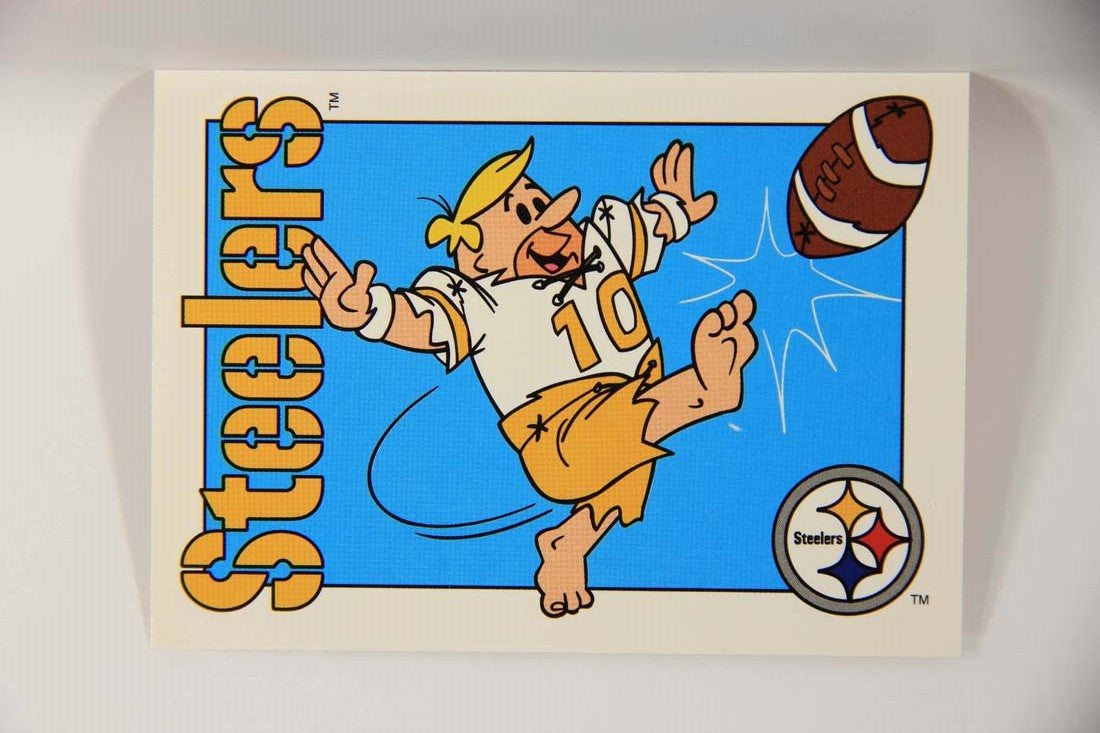 The Flintstones NFL 1993 Trading Card #79 Pittsburgh Steelers ENG L014274