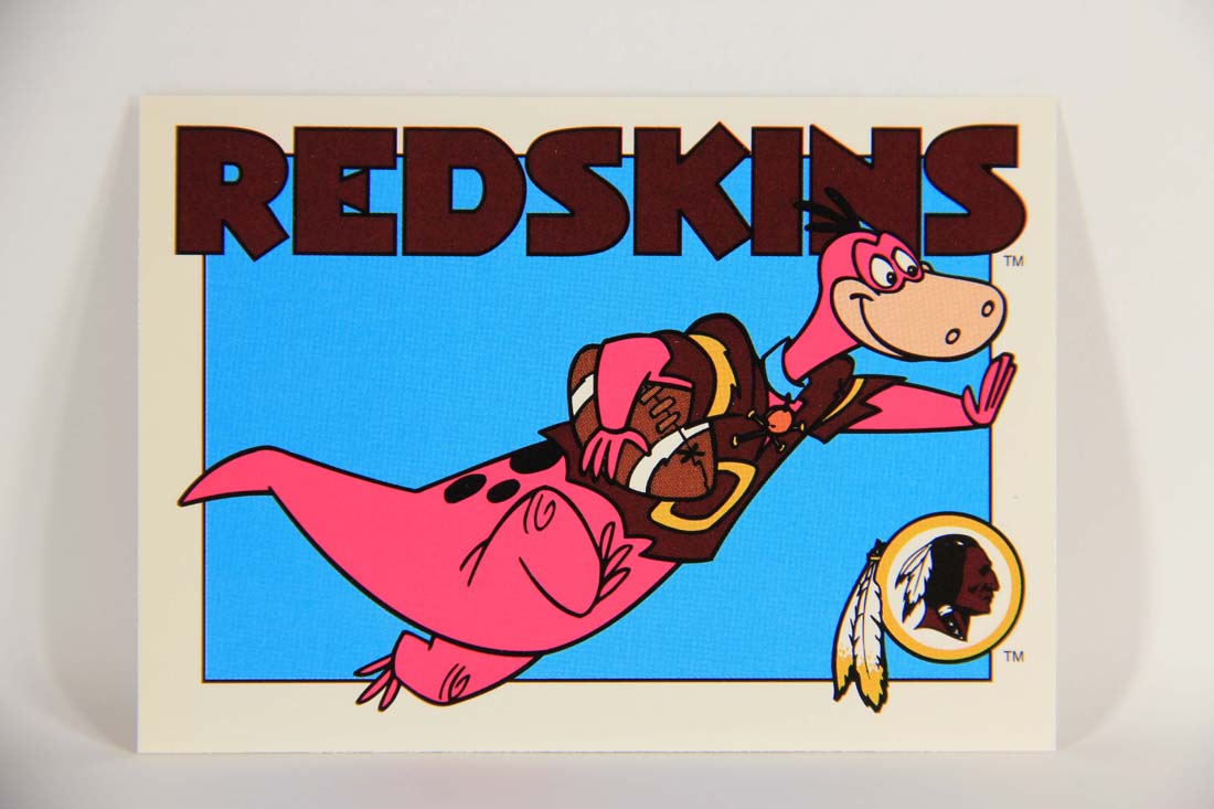 The Flintstones NFL 1993 Trading Card #84 Washington Redskins ENG L014279
