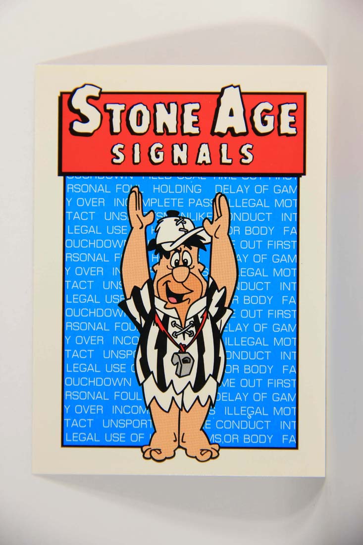 The Flintstones NFL 1993 Trading Card #85 Touchdown Or Successful Field Goal ENG L014280