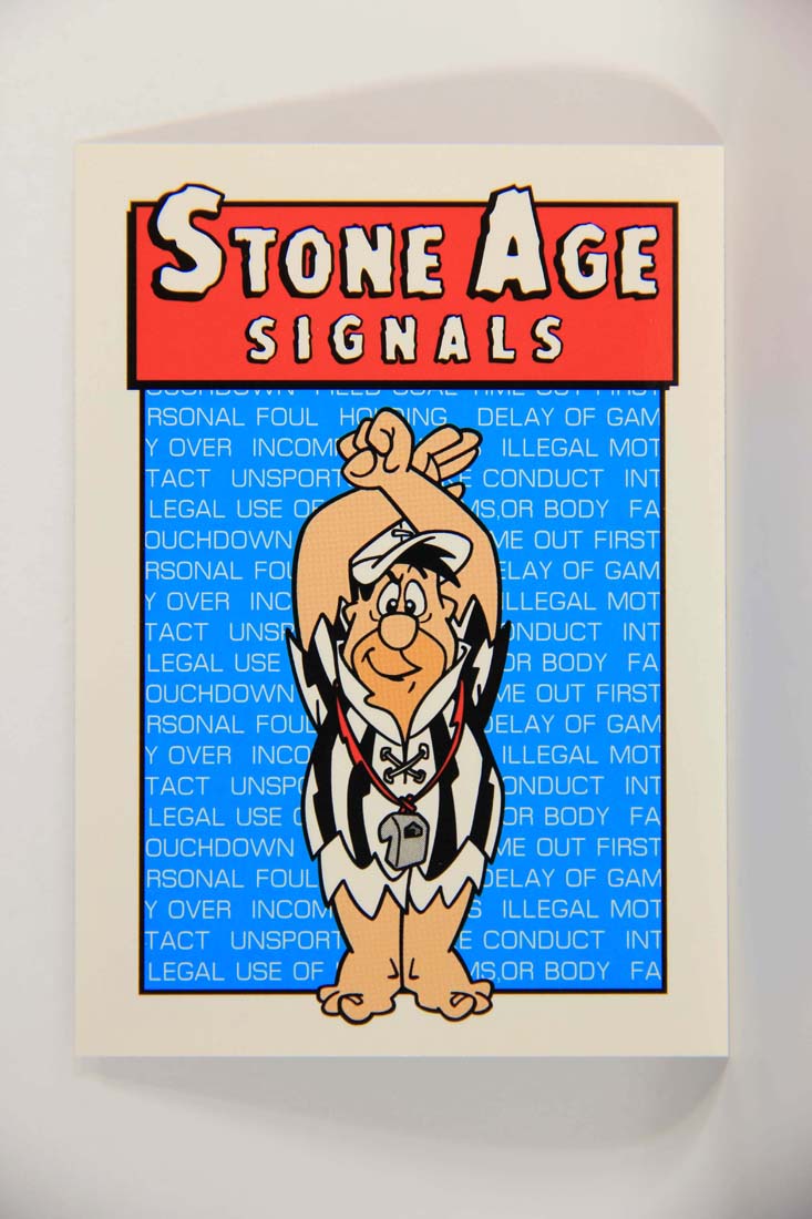The Flintstones NFL 1993 Trading Card #88 Personal Foul ENG L014283