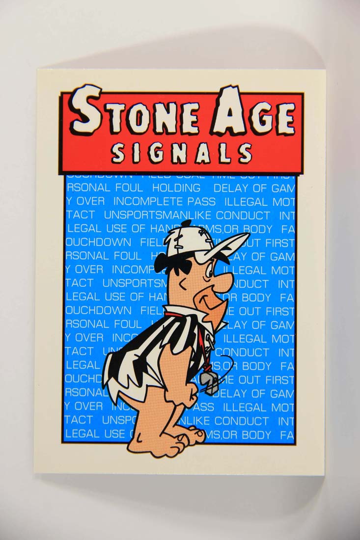 The Flintstones NFL 1993 Trading Card #94 Blocking Below The Waist ENG L014289