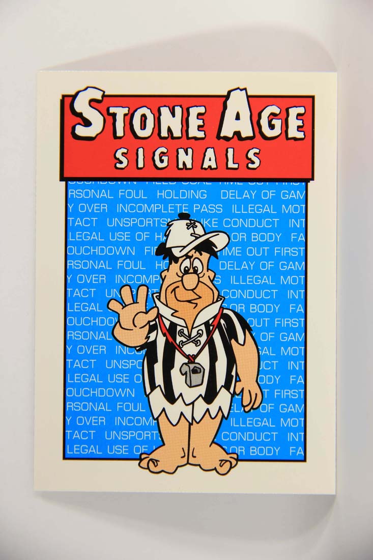 The Flintstones NFL 1993 Trading Card #96 Illegal Contact ENG L014291