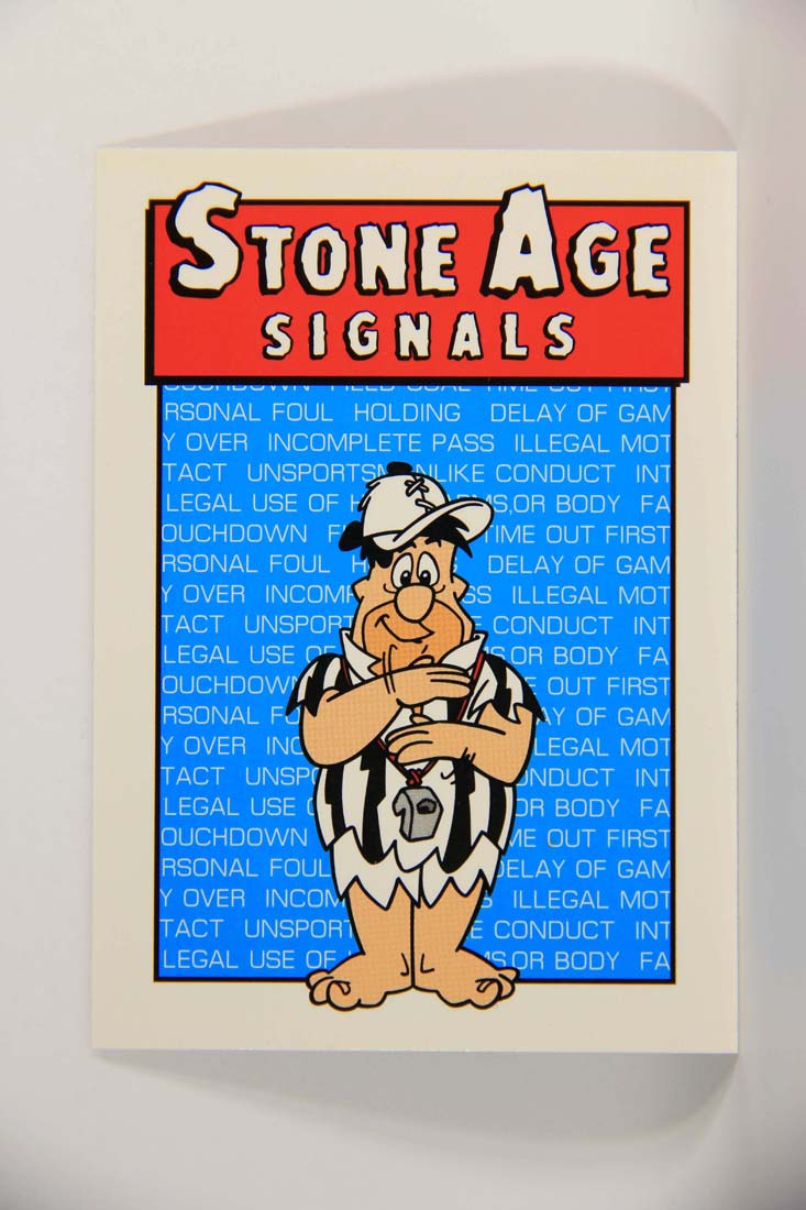 The Flintstones NFL 1993 Trading Card #97 False Start ENG L014292