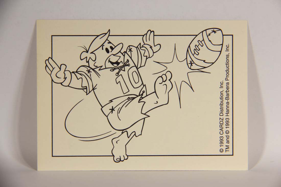 The Flintstones NFL 1993 Trading Card #101 NFL Football Facts I ENG L014296