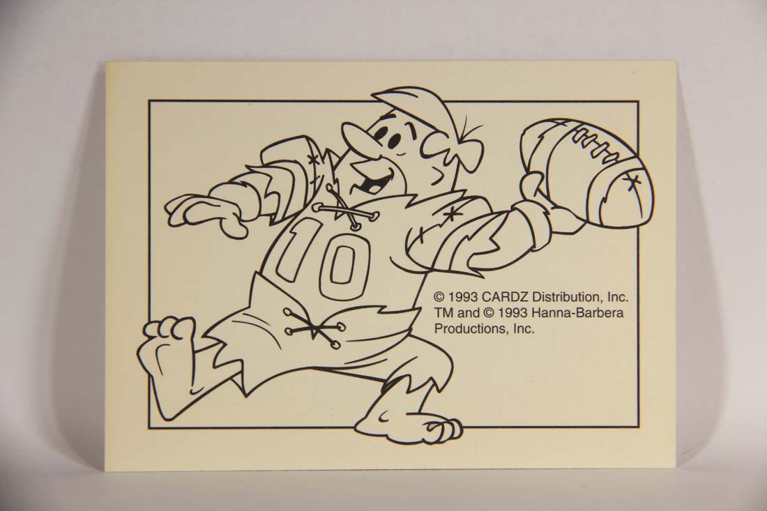 The Flintstones NFL 1993 Trading Card #102 NFL Football Facts II ENG L014297