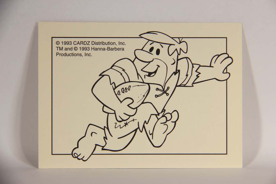 The Flintstones NFL 1993 Trading Card #103 NFL Football Facts III ENG L014298