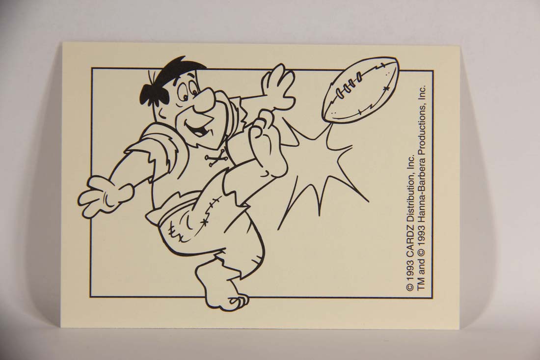 The Flintstones NFL 1993 Trading Card #104 A Team Scramble ENG L014299