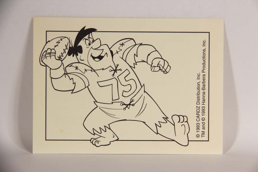 The Flintstones NFL 1993 Trading Card #105 Lost In The Pocket ENG L014300