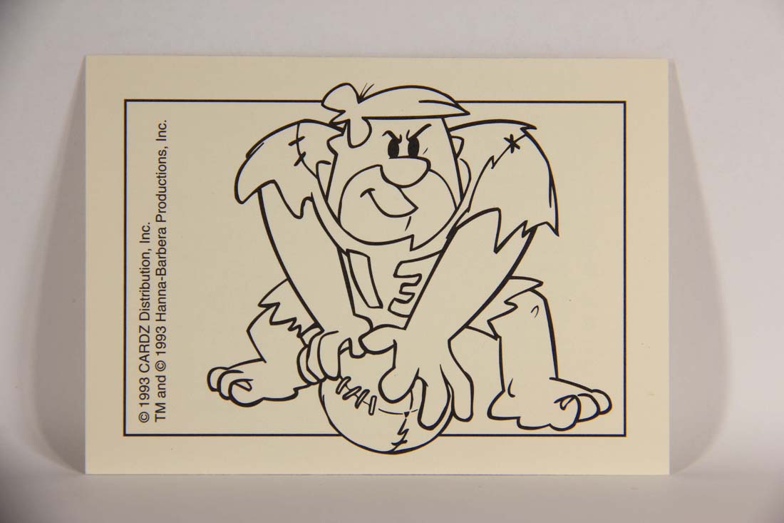 The Flintstones NFL 1993 Trading Card #107 AFC Match Game ENG L014302