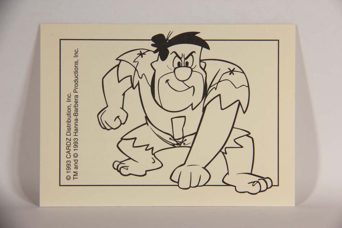 The Flintstones NFL 1993 Trading Card #108 NFC Match Game ENG L014303