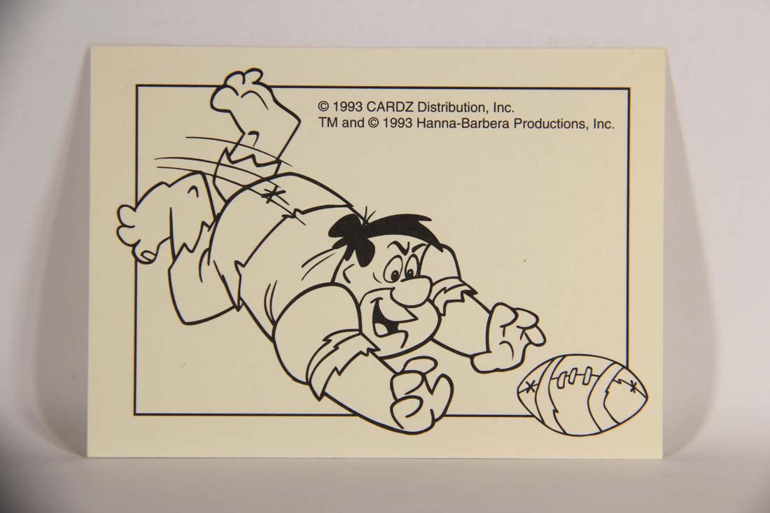 The Flintstones NFL 1993 Trading Card #109 A-Mazing ENG L014304