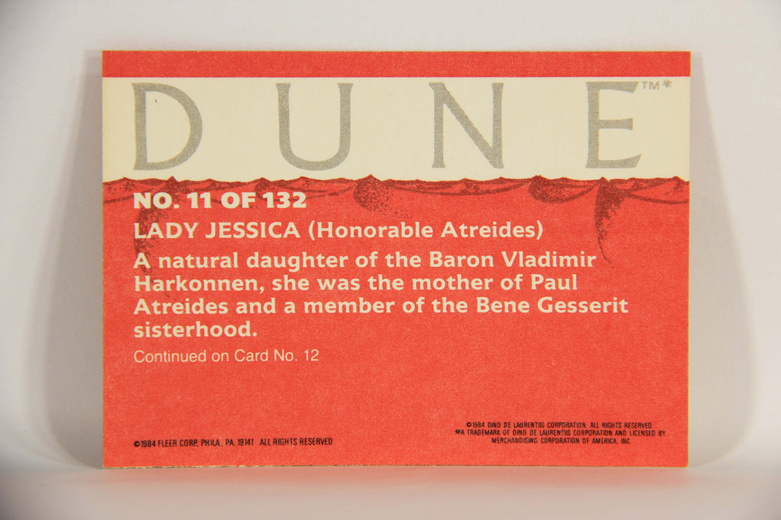 Dune 1984 Trading Card #11 Lady Jessica L014316