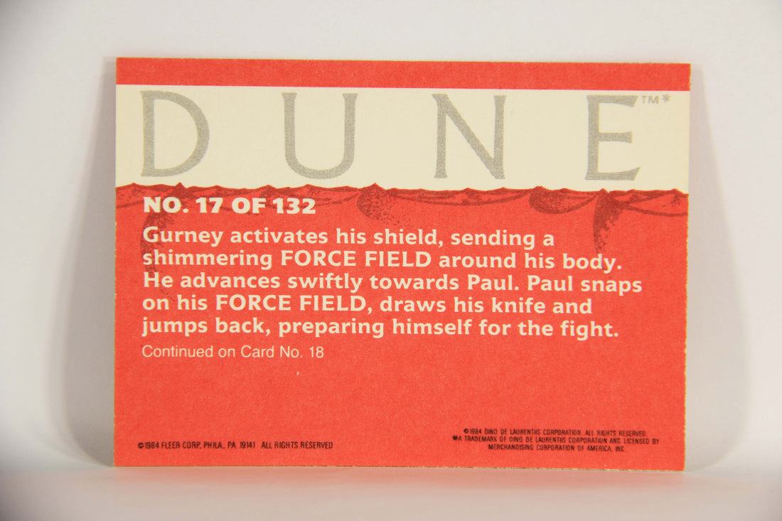 Dune 1984 Trading Card #17 Shield Practice With Gurney L014322