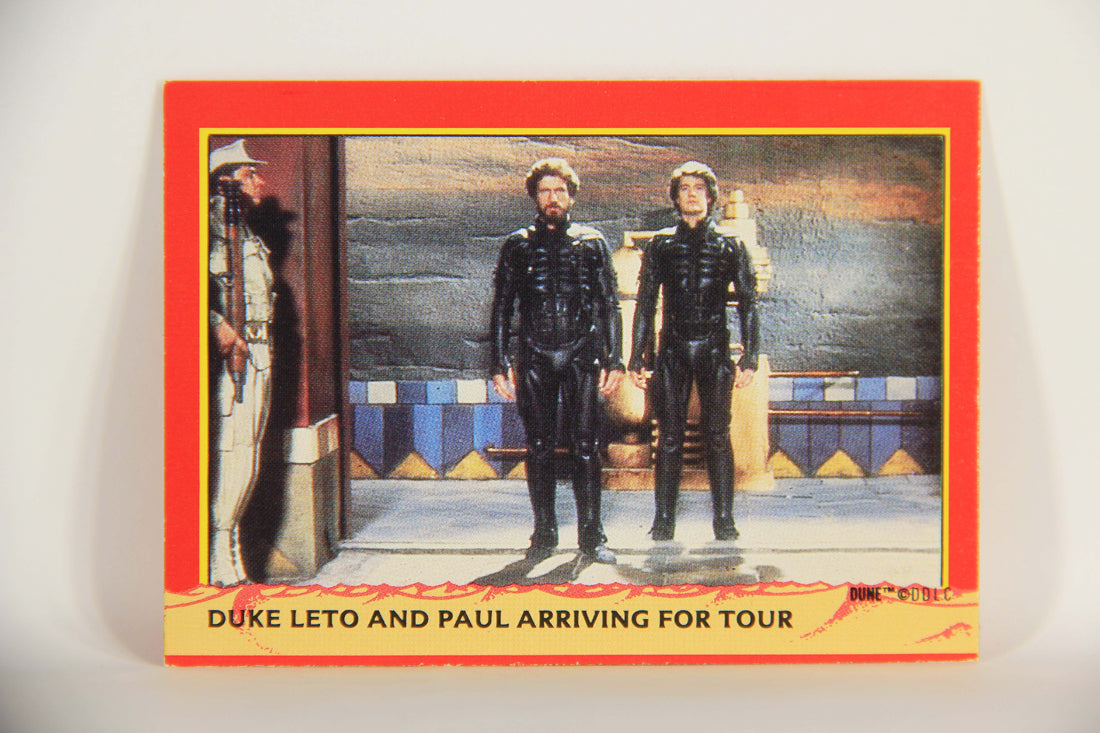 Dune 1984 Trading Card #37 Duke Leto And Paul Arriving For Tour L014342