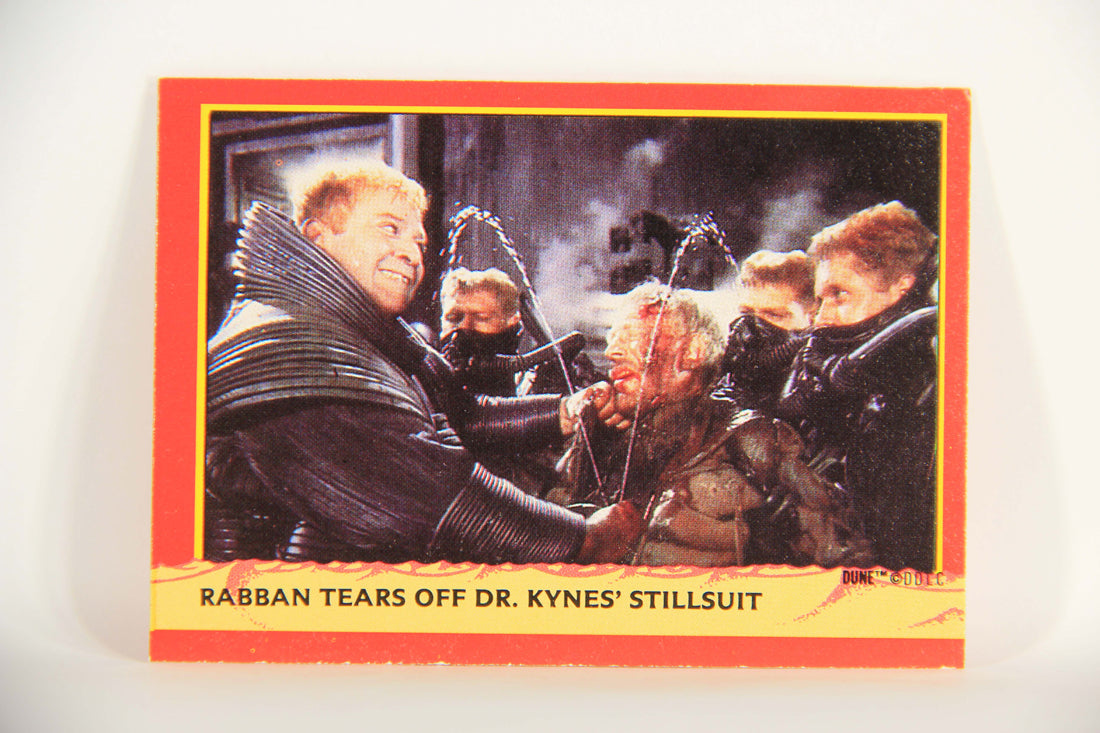 Dune 1984 Trading Card #54 Rabban Tears Off Dr. Kynes' Stillsuit L014359
