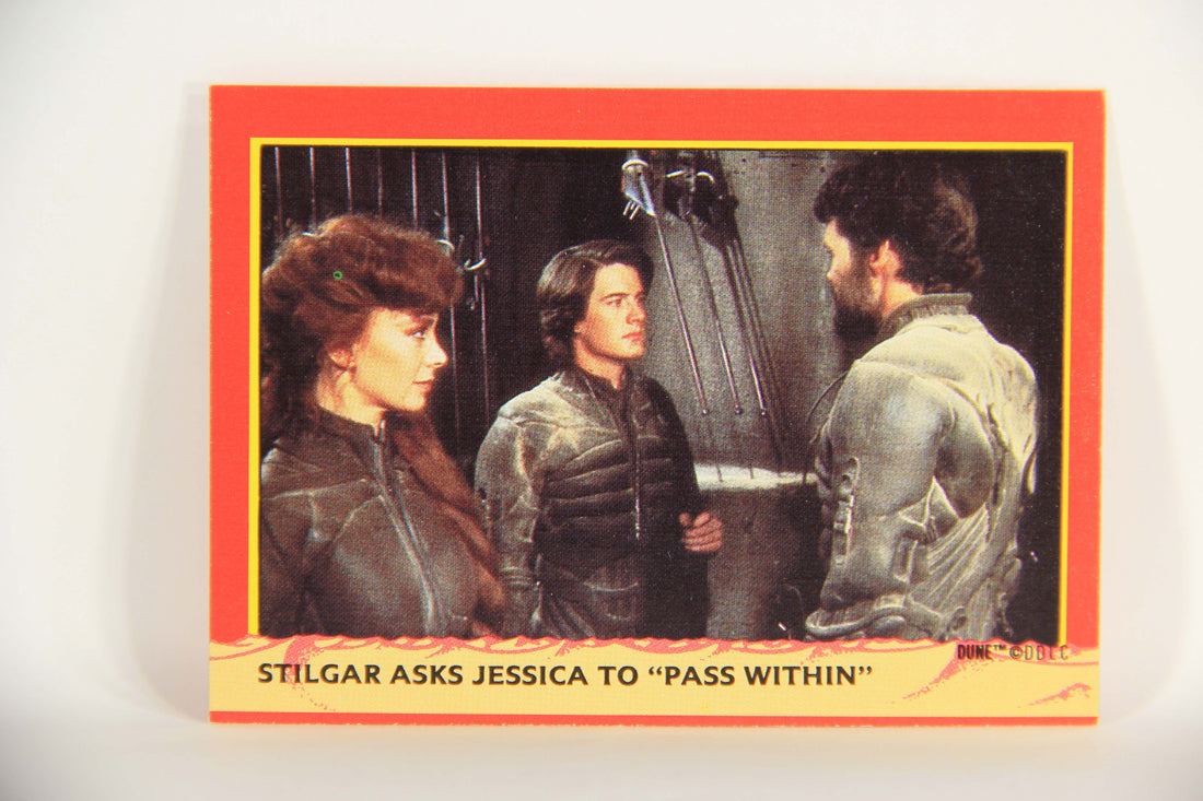 Dune 1984 Trading Card #73 Stilgar Asks Jessica To Pass Within L014378