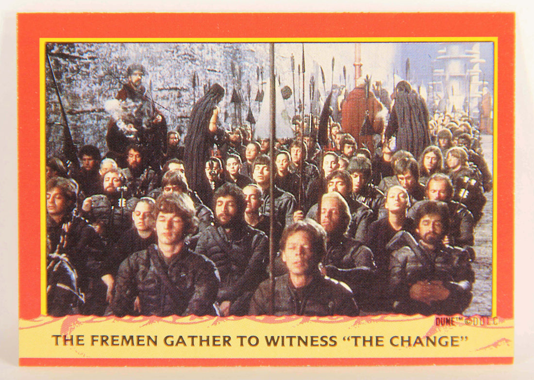 Dune 1984 Trading Card #75 The Fremen Gather To Witness The Change L014380