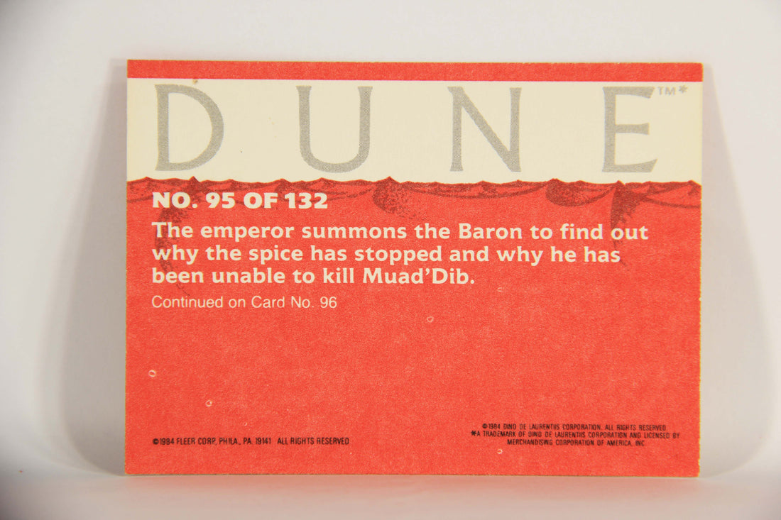 Dune 1984 Trading Card #95 Bring In That Floating Fat Man The Baron L014400
